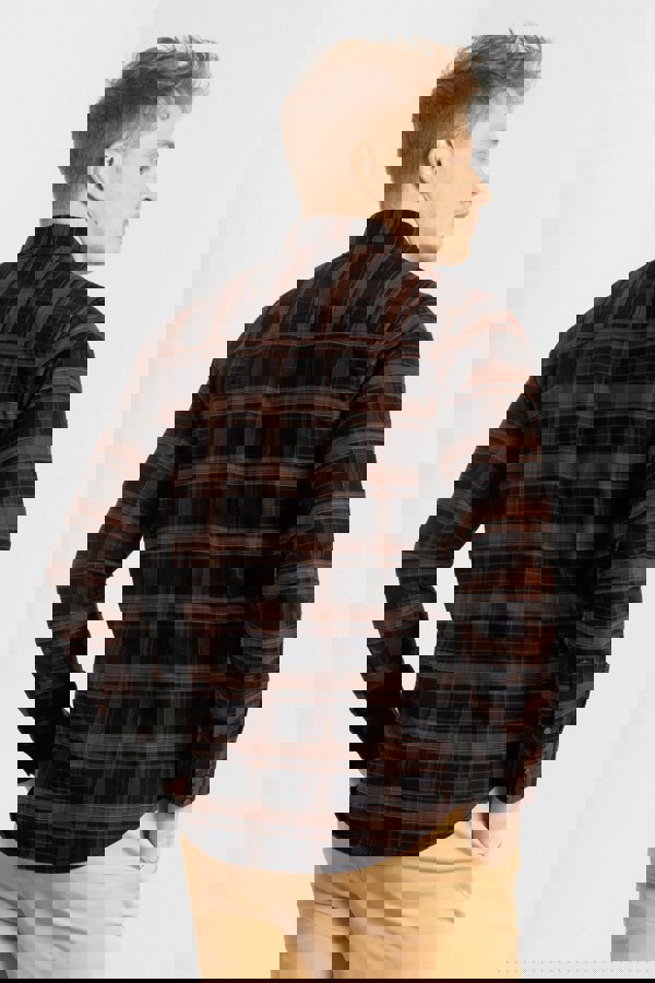 ENORSIA Mens Front Yoke LS Oxford Shirt