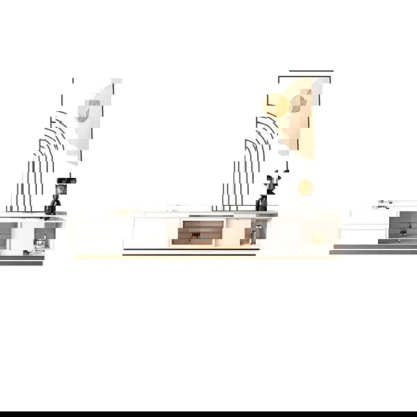 Sogo Round Coffee Table, Rotatable With TV Stand-Weilai Concept-TV Stand-Weilai Concept