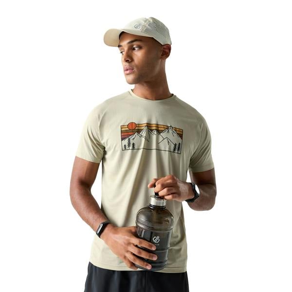 Dare 2B Mens Tech II Mountain Peaks T-Shirt - Abbeystone - 