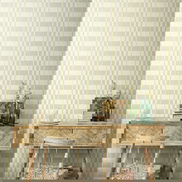 Hoopla Walls Shadow Stripe - Linen 10m Wallpaper