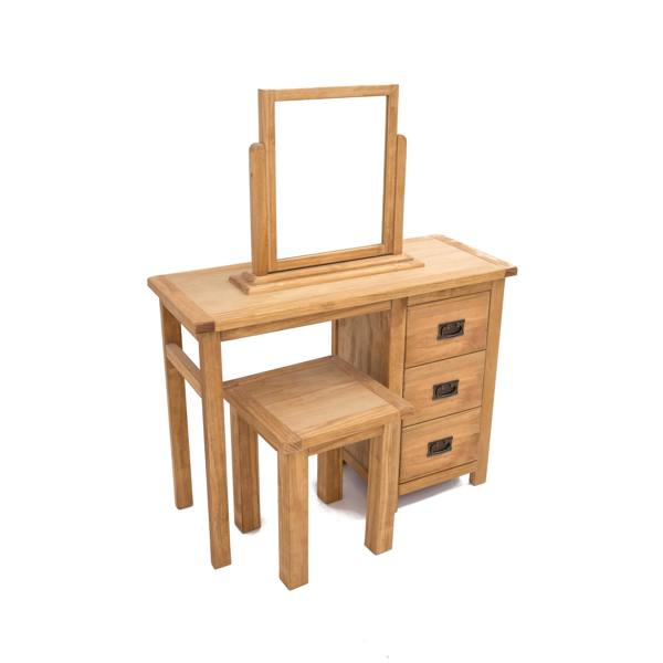 Cabinet Bits Lugo 3 Drawer Dressing Table Set Brass Drop Handle