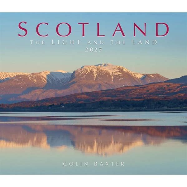 Colin Baxter, Scotland - The Light & The Land Deluxe Calendar 2027, Deluxe Calendars, Month To View, Travel, Gift