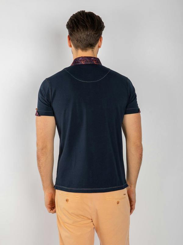 SIGNATURE POLO SHIRT WITH SHIMMER INSERT - Claudio Lugli Shirts