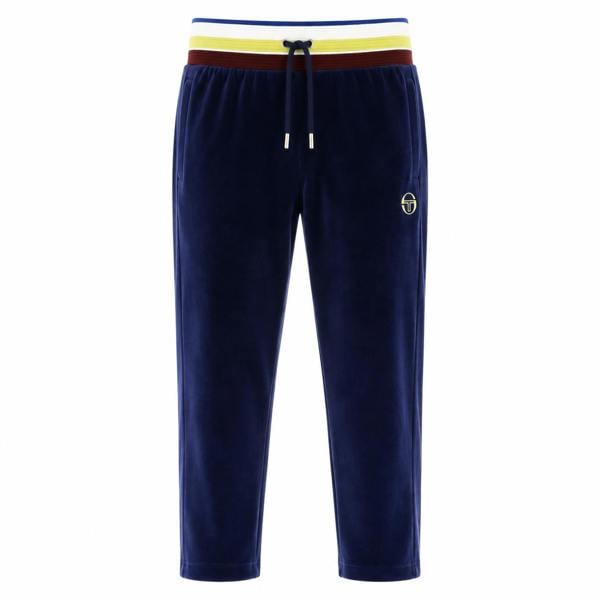 Sergio Tacchini Sartori Velour Track Pant Joggers Maritime Blue