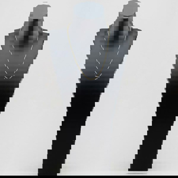 T. H. Baker 9ct Yellow Gold 18 Inch Diamond-Cut Curb Chain CN025L-18