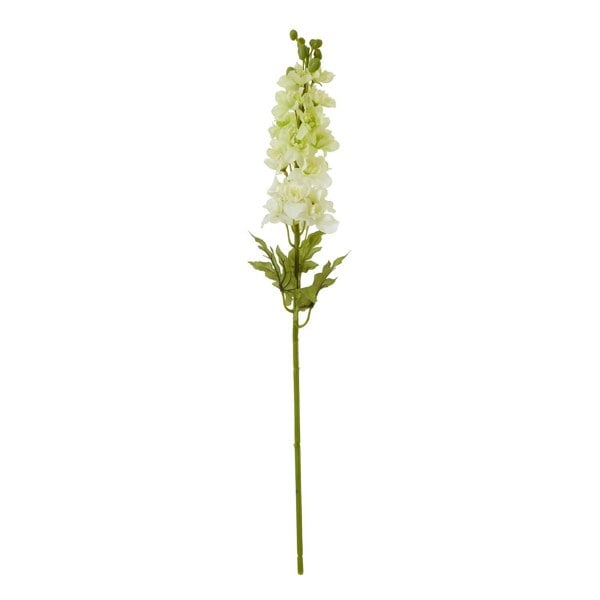 Hill Interiors Elatum Delphinium Artificial Flower - White