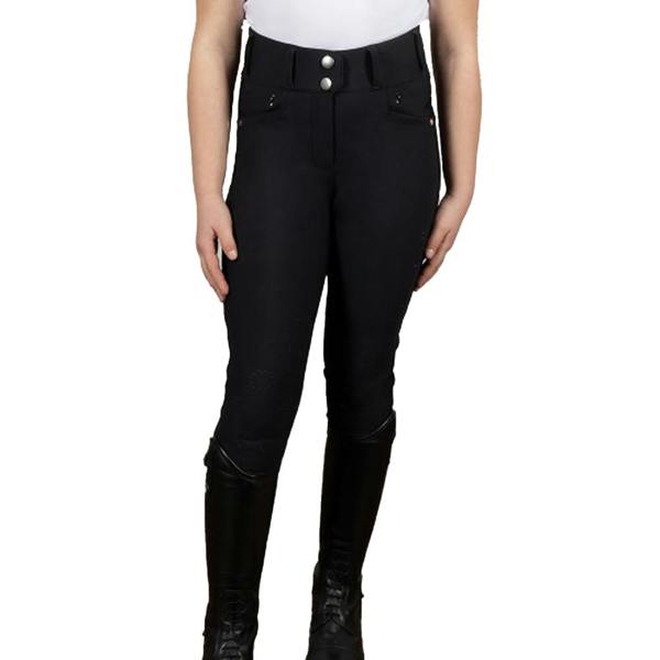Coldstream Childrens/Kids Diamante Breeches - Black - 