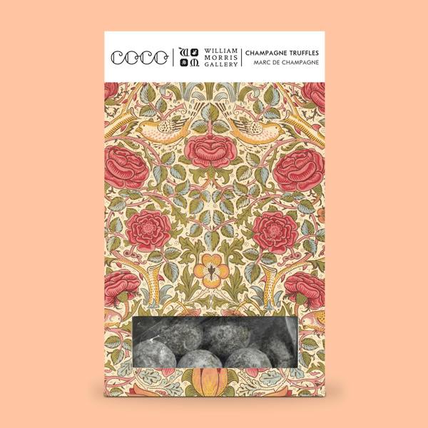 Coco William Morris Marc de Champagne Truffles Limited Edition
