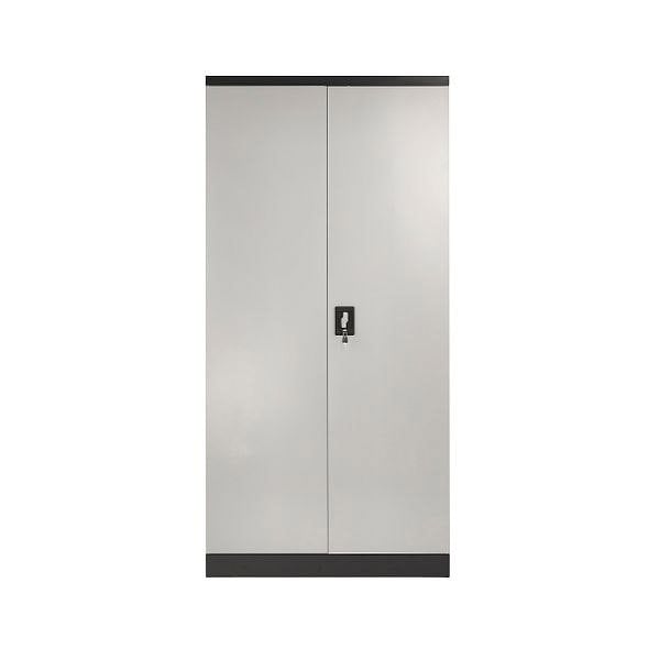 MMT Furniture Designs Stainless Steel Filing cabinet with 4 shelves - 2 Door Lockable Filing Cabinet