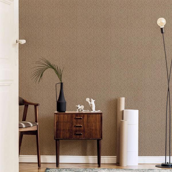 Erismann Code Nature Trellis Panel Wallpaper - Natural
