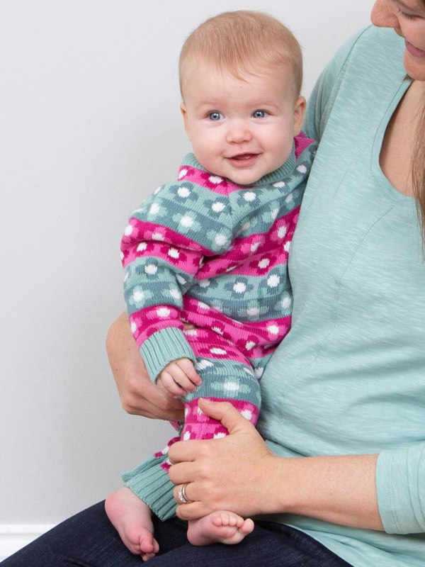 Kite Baby Organic Flowerful Knit Romper