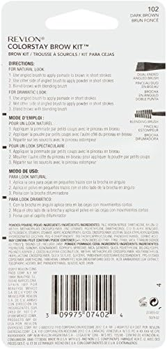 Revlon Colorstay 102 Dark Brown Brow Kit 1.1g