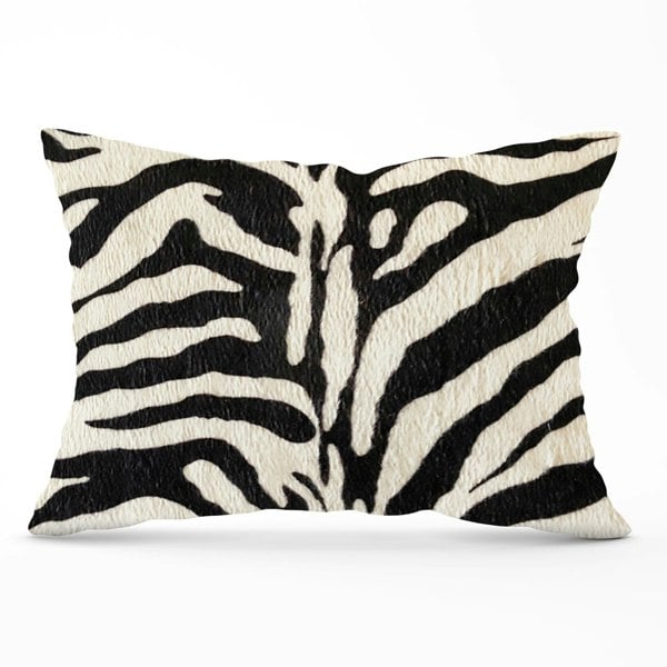 Warren Reed White Tiger Print Cushions 20% Discount