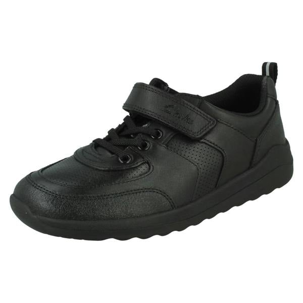 Clarks Boys Clarks Elasticated Lace School Shoes Daze Bright K