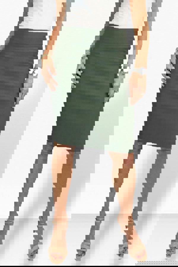 Paulo Due Women's Stretch Bodycon Pencil Skirt 22"