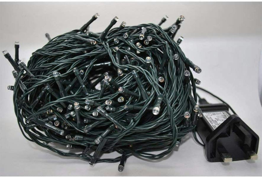 Multicolour LED Outdoor String Fairy Lights with Timer and 8 Modes, Green Cable Sizes 100 to 2000 image 1