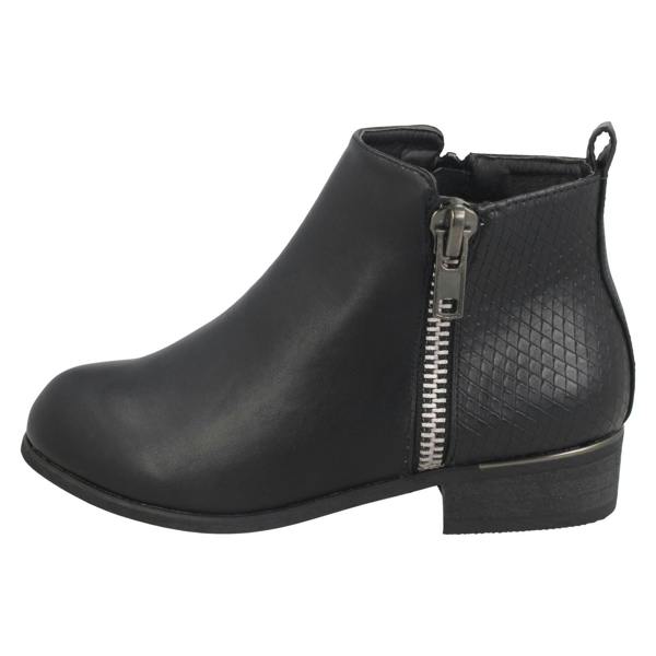 Spot On Girls Spot On Side Zip Ankle Boots H5068
