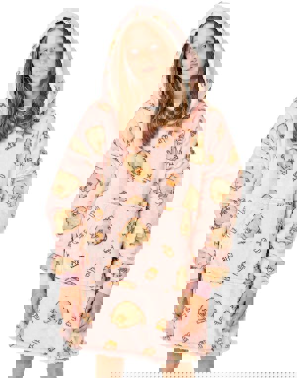 Pusheen Unisex Kids Pink Pusheen The Cat Blanket Hoodie