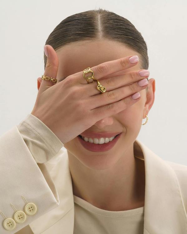 Sterling Silver Knot Ring - Rings - Elk & Bloom