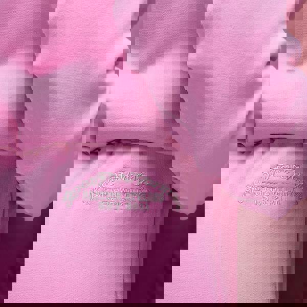 Good For Nothing Pink Contrast Stitch Relaxed Jogger - Pink Image 5