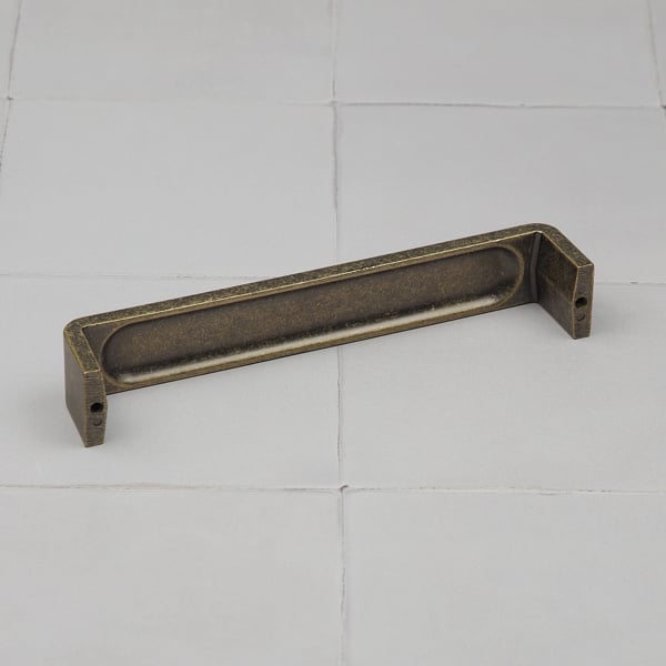 Handle & Home Antique Brass D-Bar Handles