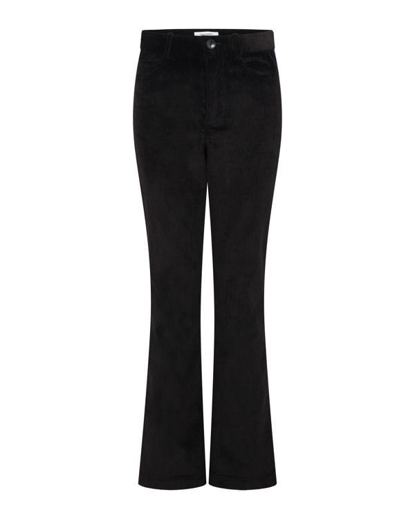 Frolickers Corduroy Flare Trousers - Black