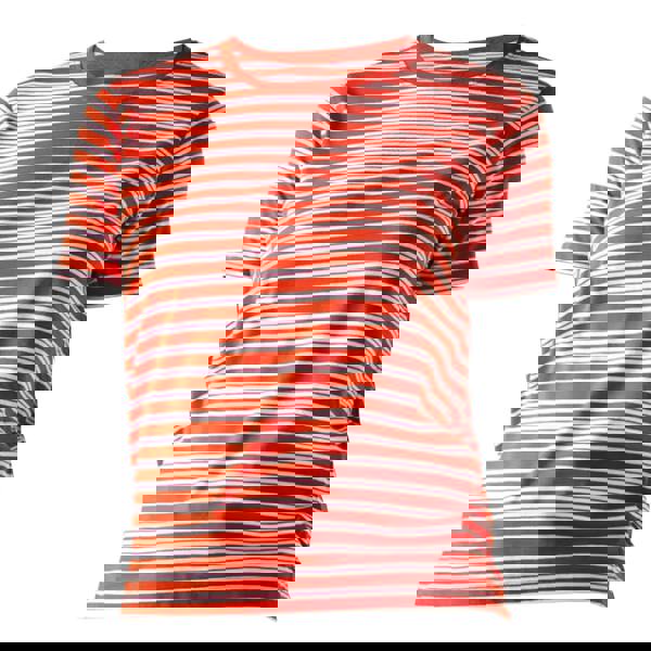 Regatta Womens/Ladies Bayletta Striped T-Shirt - Tangerine Tango - 