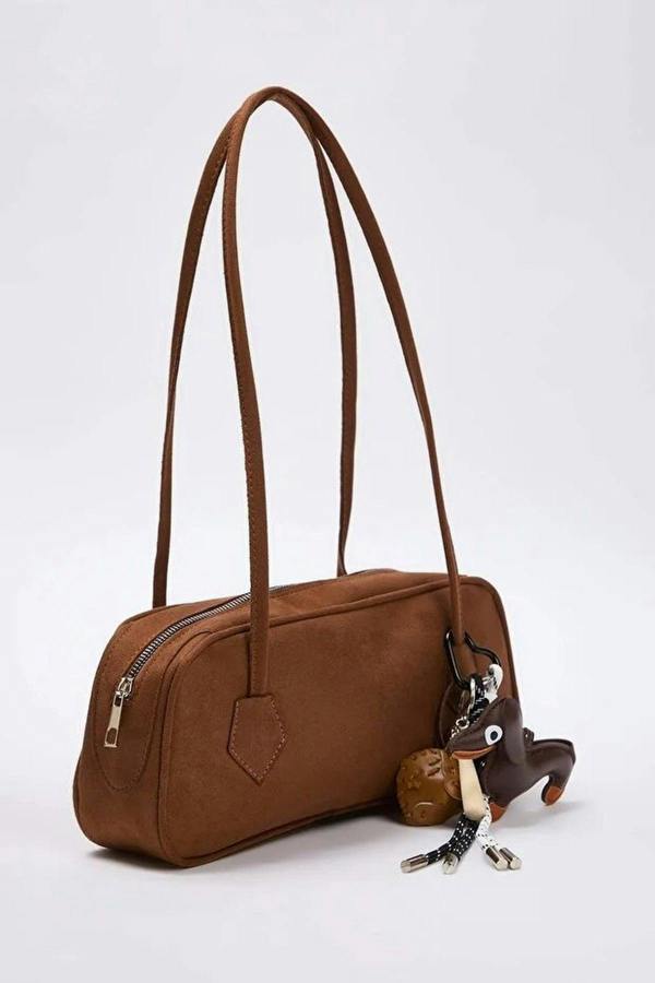 WOVCOR Charm Detailed Women's Mini Bowling Shoulder Bag
