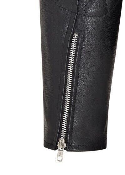 Infinity Leather Mens Cowhide Leather Brando Biker Jacket - Garland