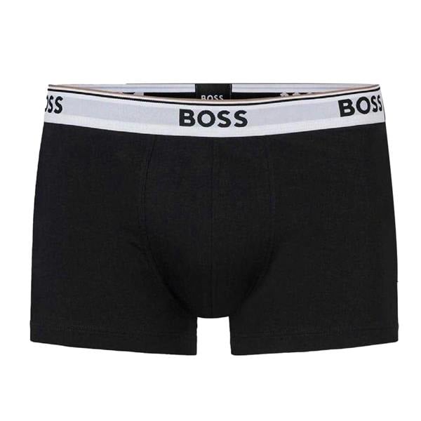 Boss Mens Bodywear Logo Boxer Shorts (Pack of 3) - Black/White - 