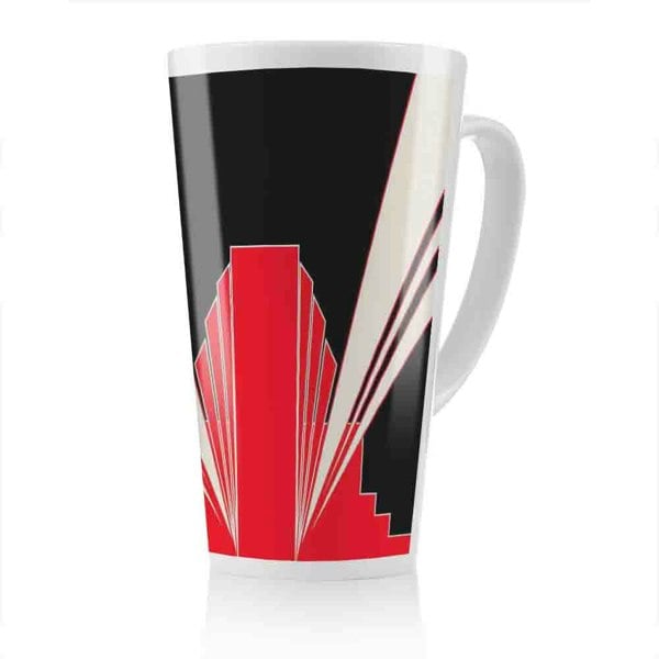 Benjamin Tate Design Art Deco Building Latte Mug