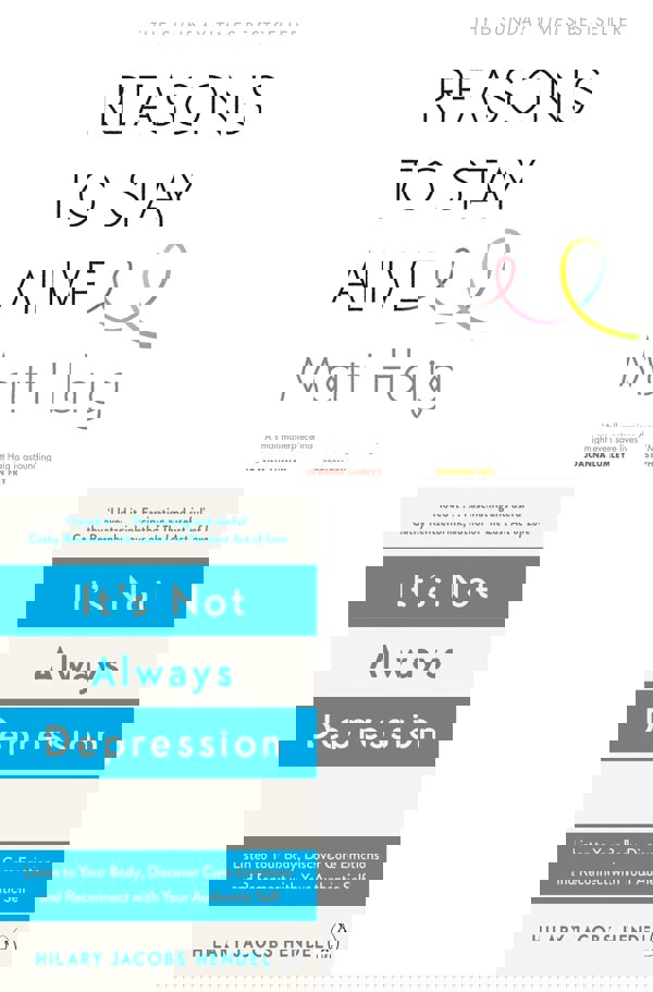 It's Not Always Depression, Reasons to Stay Alive 2 Books Collection Set