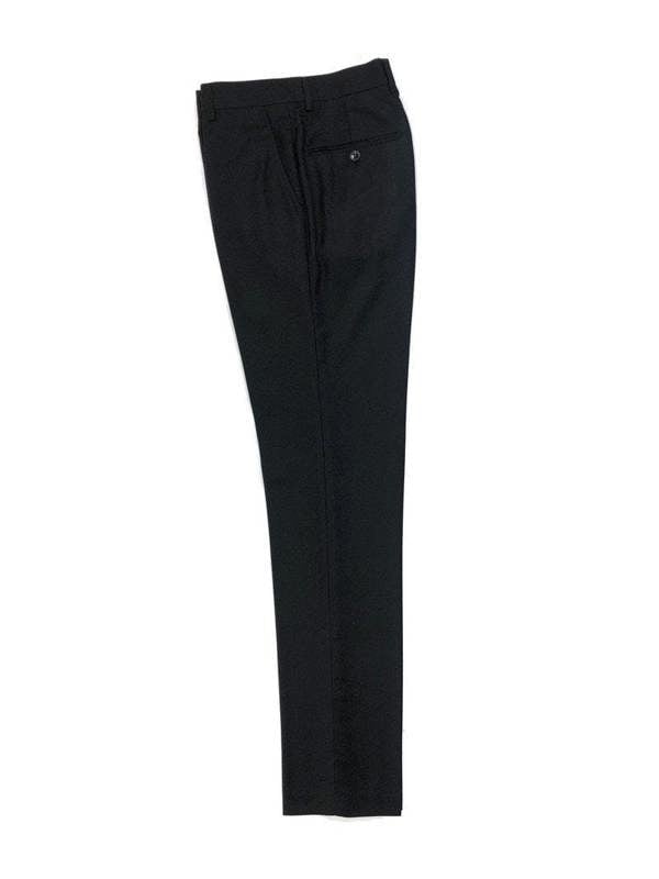 Black herringbone trousers - Pamoni