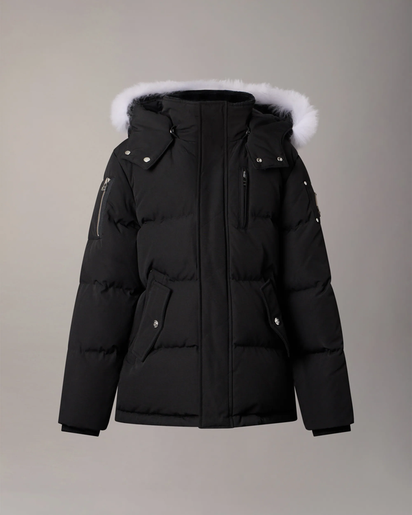 Moose Knuckles Kids 3Q Down Padded Puffer Jacket in Black