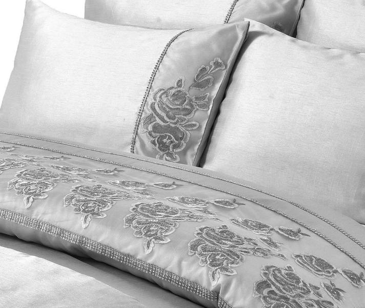 Amara Silver Duvet Cover Set