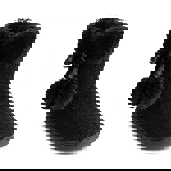 VIVA Polar Women's Memory Foam Pom Pom Winter Faux Fur Cosy Slippers