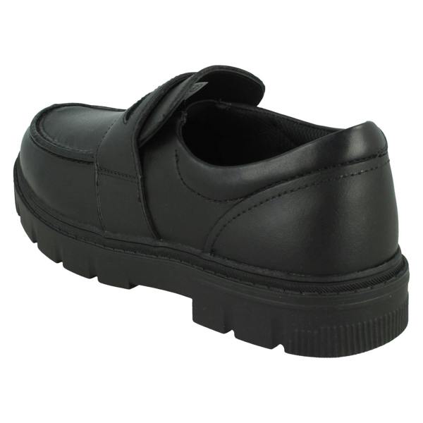 Clarks Boys Clarks Chunky Sole Slip On School Shoes Lorcam Craft