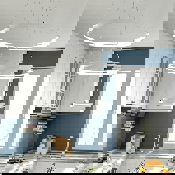 Modern LED Pendant with 3 Circle Rings - Dimmable Pendants Living and Home Non-Dimmable