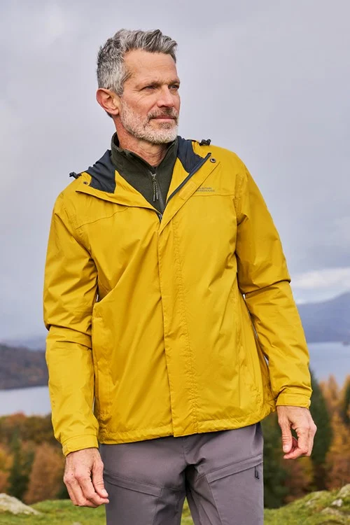 Mountain Warehouse Mens Torrent Waterproof Jacket - Yellow