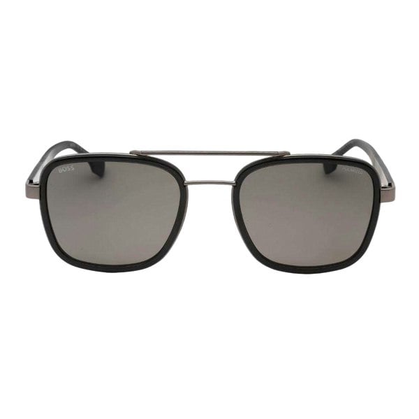 Hugo Boss Mens Polarised Sunglasses - Dark Ruthenium/Grey