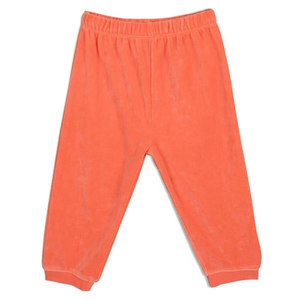 Baby Girls Floral Embroidered 2pc Set, Peach - Minicuddles