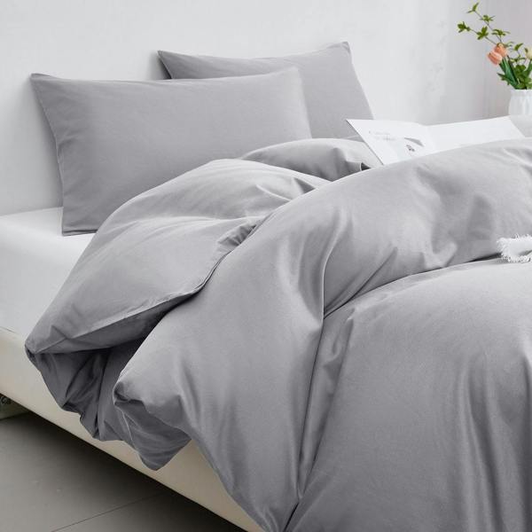 Ezysleep 100% Egyptian Cotton Silver Duvet Cover Set