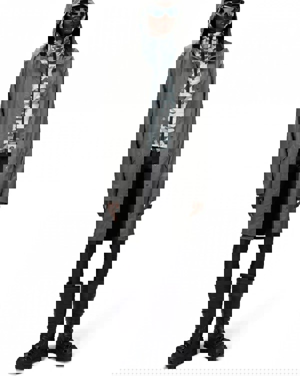 Rains Long Unisex Jacket - 13 Grey