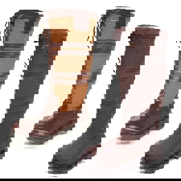 Frank James Burghley Equestrian Leather Country Long Boots Waterproof