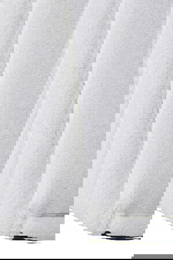 Living and Home White Upholstered Leisure Swivel Chair with Metal Legs