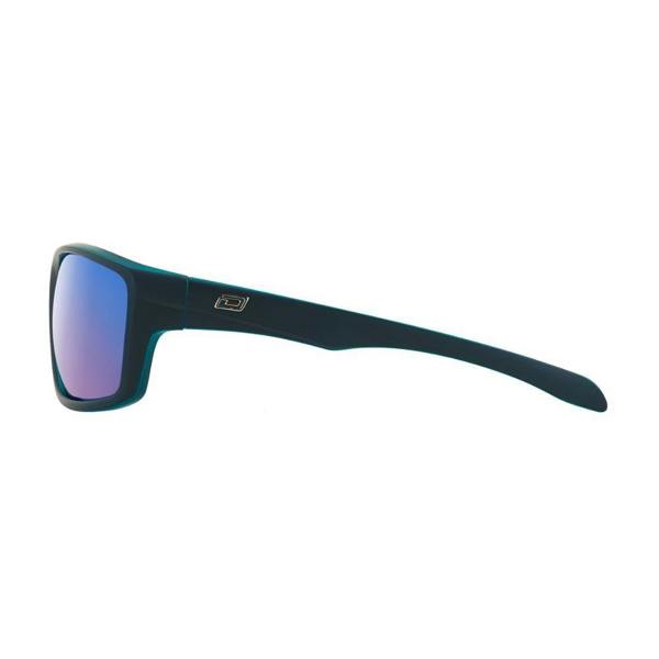 Dirty Dog AXLE - Satin Black/Crystal Blue with Blue Mirror Lens