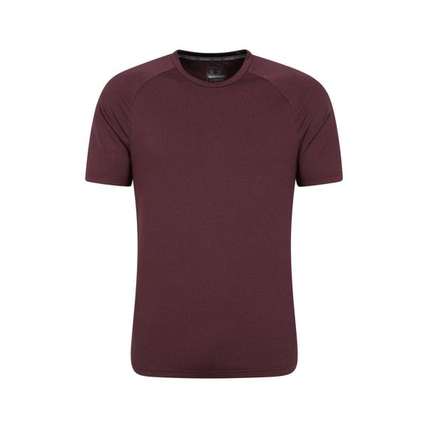 Mountain Warehouse Mens Agra Melange T-Shirt - Dark Purple