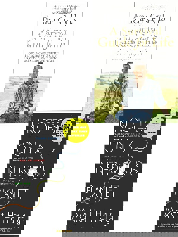 A Survival Guide for Life, Notes on a Nervous Planet 2 Books Collection Set