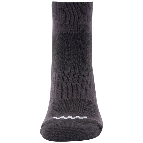 Trespass Unisex Adult Champ Sports Socks (Pack of 2) - Charcoal/White