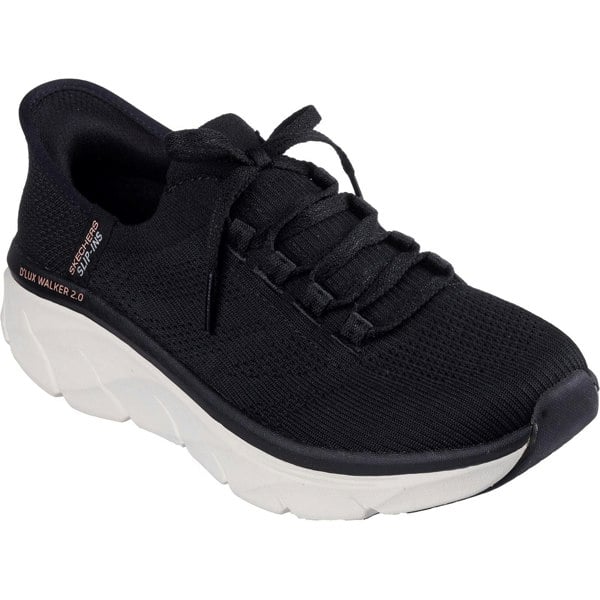 Skechers D'Lux Walker 2.0 Thrill Movement Women's Trainers in Black/Tan